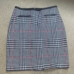 Talbots Classic Houndstooth Pencil Skirt size 2P